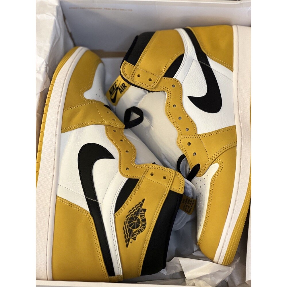 Nike Air Jordan 1 Retro High OG Yellow Ochre (Men's) DZ5485-701 Size 15 NEW